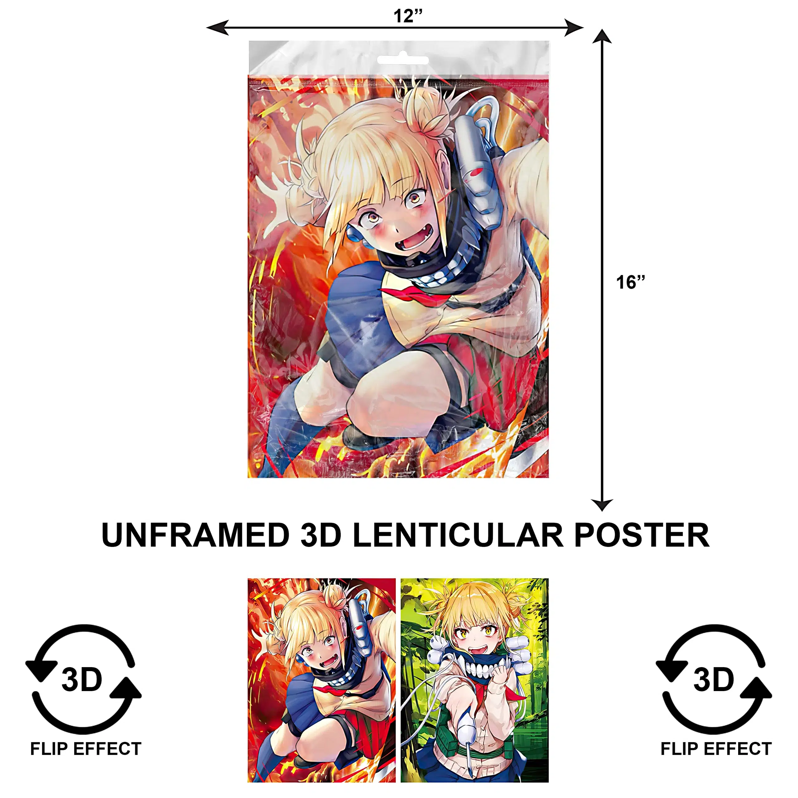 3DPNF-072 Anime – Toga Himiko UnFramed Poster