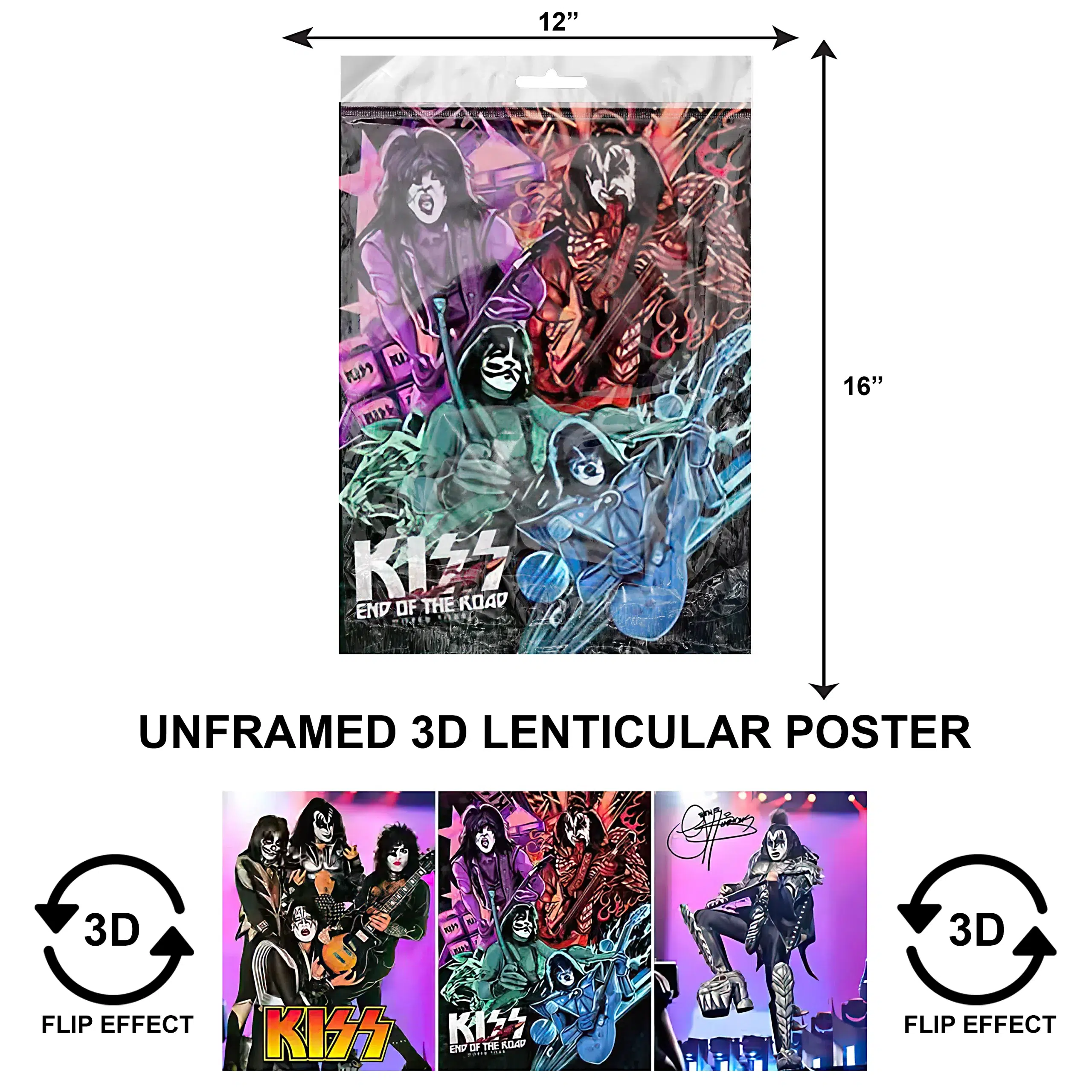 3DPNF-085 Music – Kiss UnFramed Poster