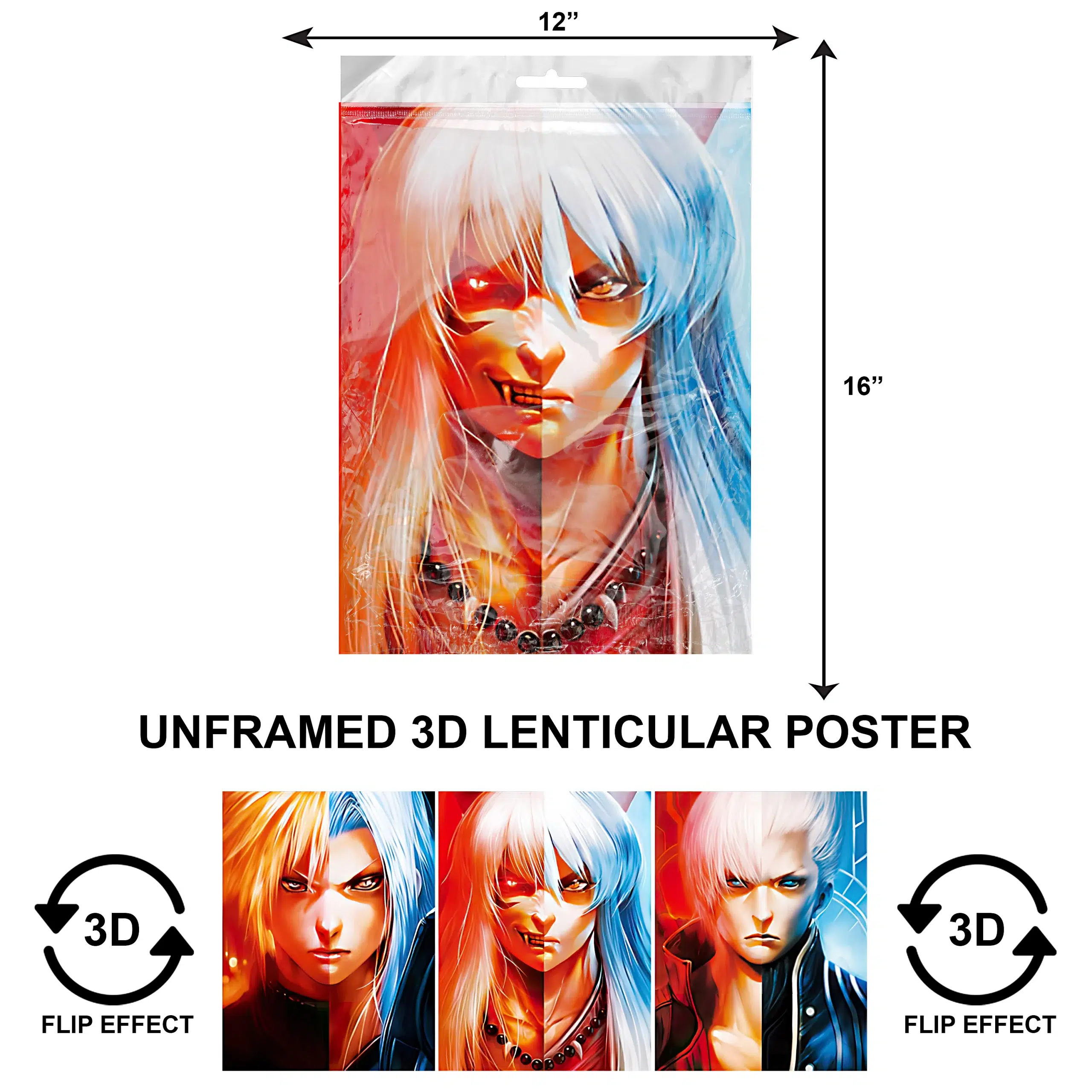 3DPNF-090 Anime – Ninka Gaiden UnFramed Poster