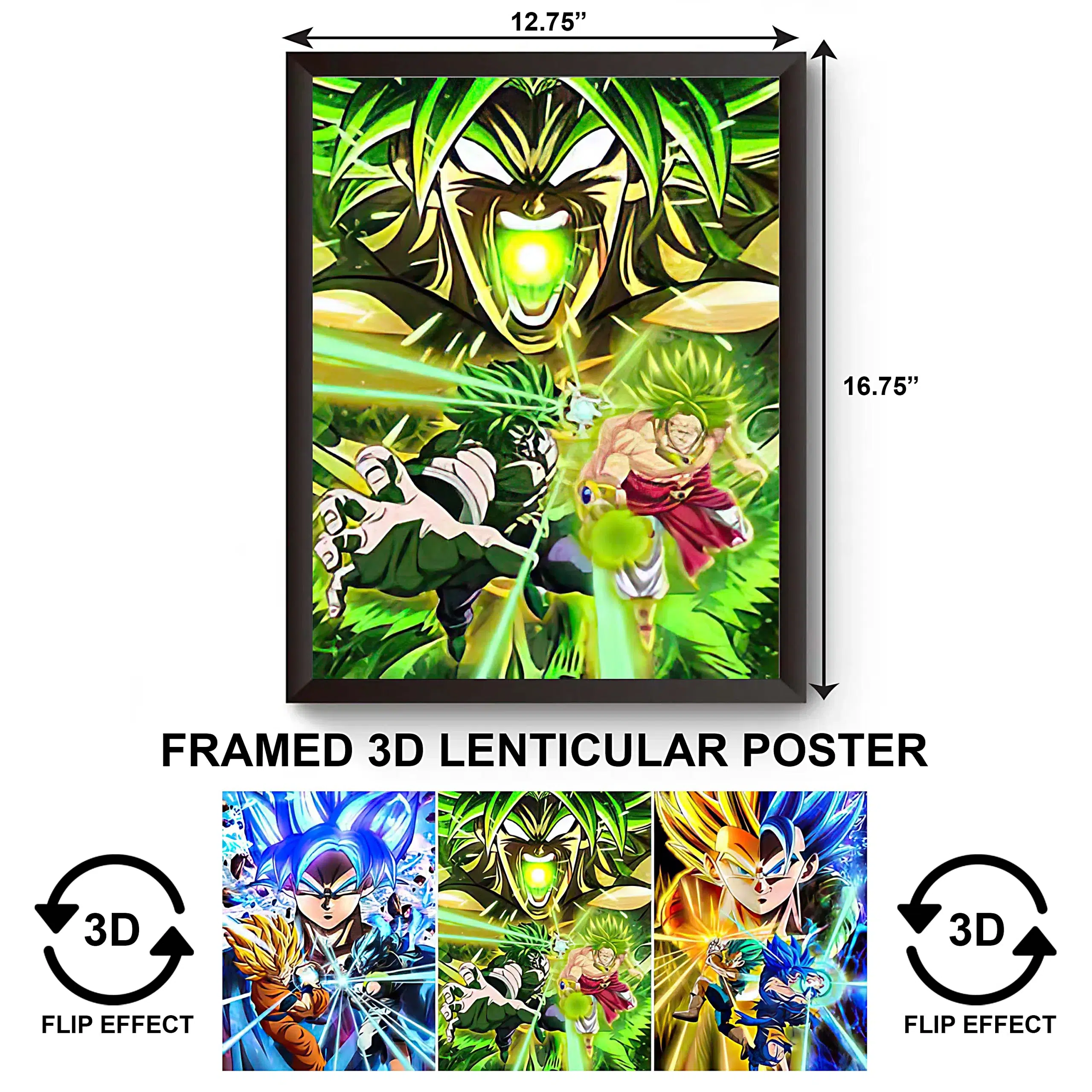3DPWF-014 Anime – Dragon Ballz Goku Framed Poster