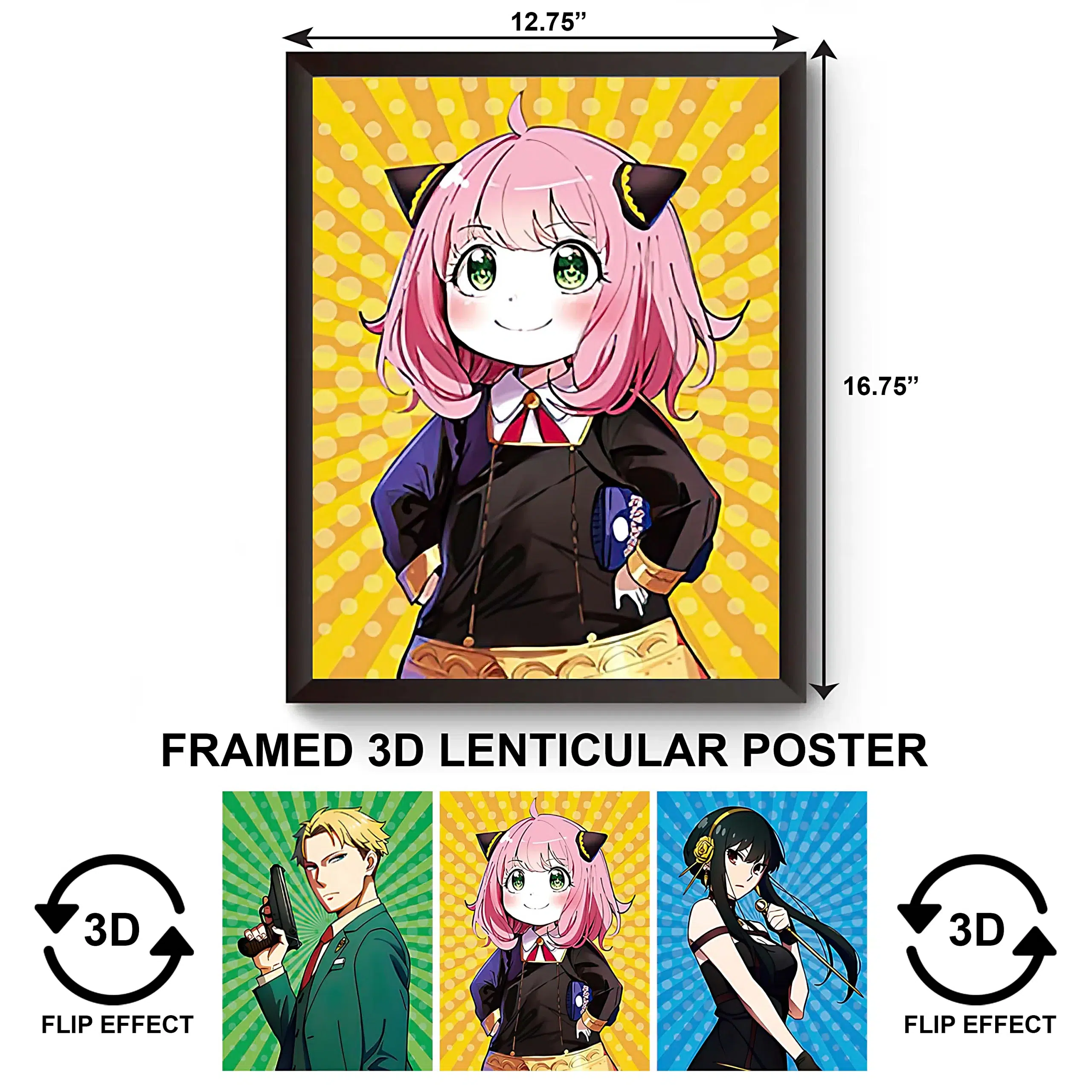 3DPWF-041 Anime – Anya Forger Framed Poster