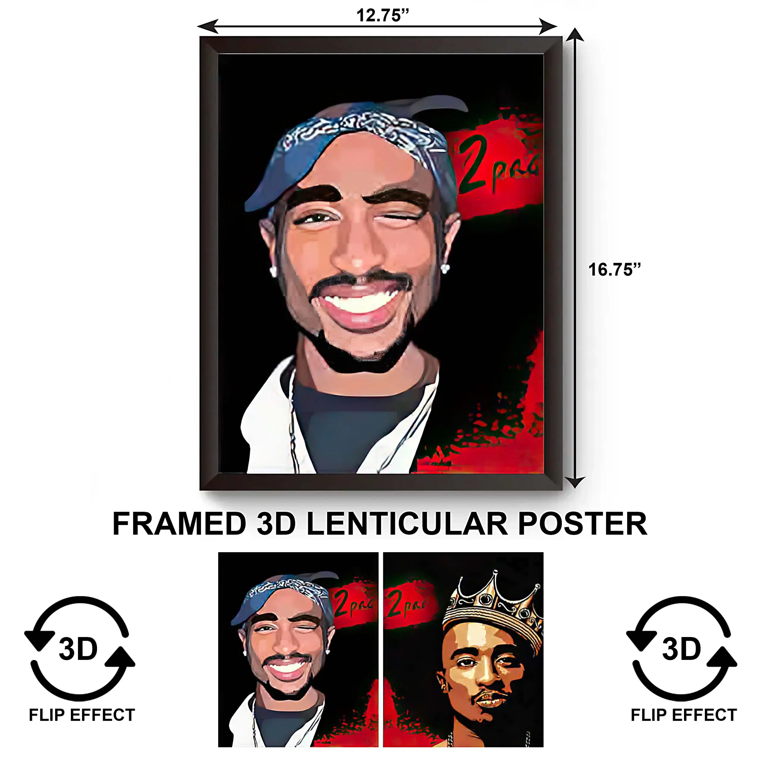 3DPWF-086 Music – 2-Pac Framed Poster