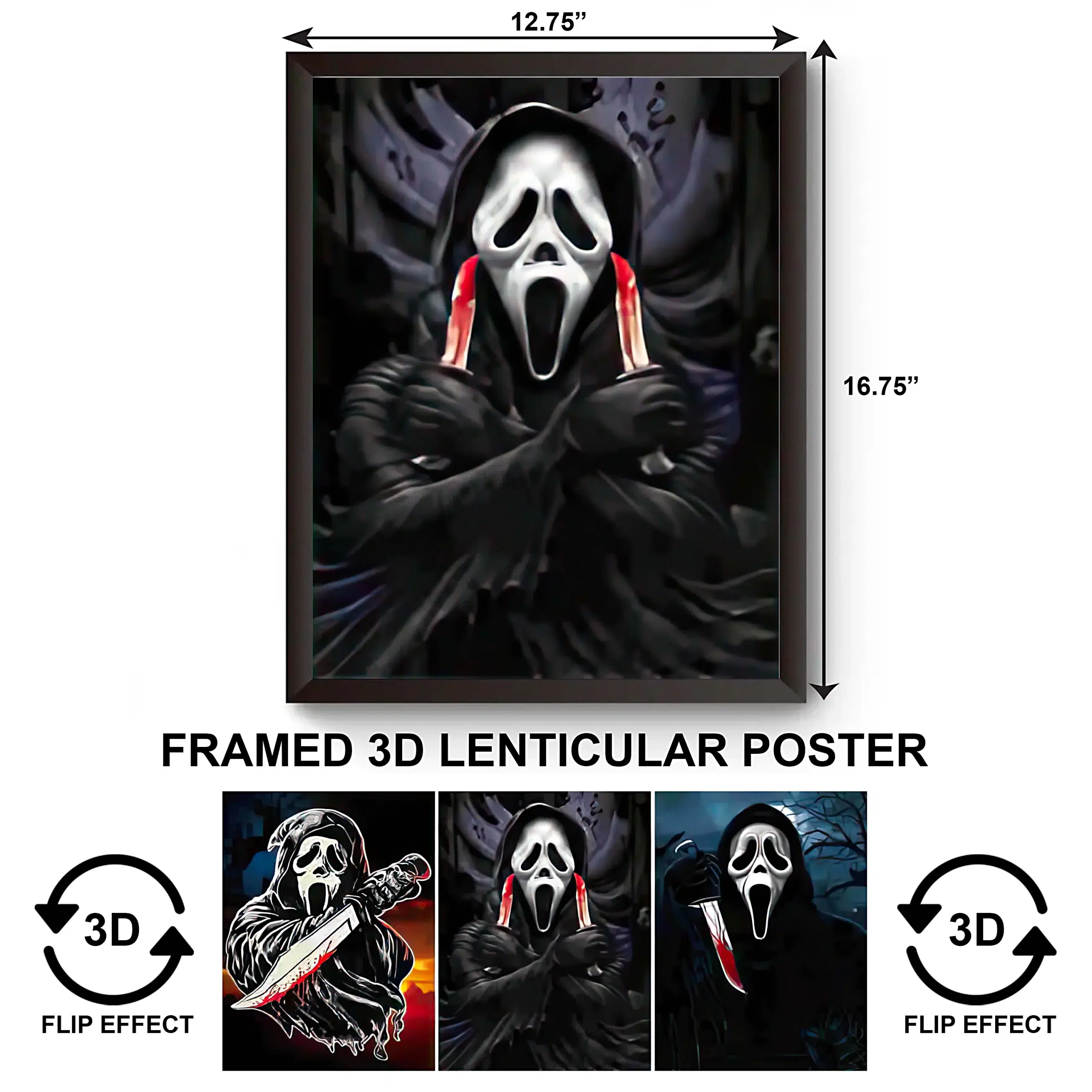 3DPWF-097  Movies – Scream Framed Poster