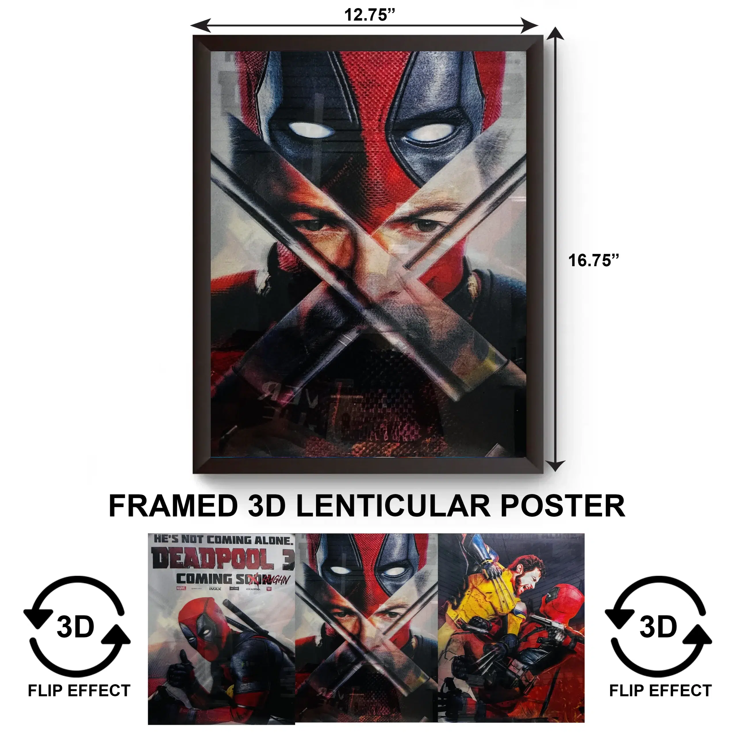 3DPWF-110 Movies – Deadpool 3 Framed Poster