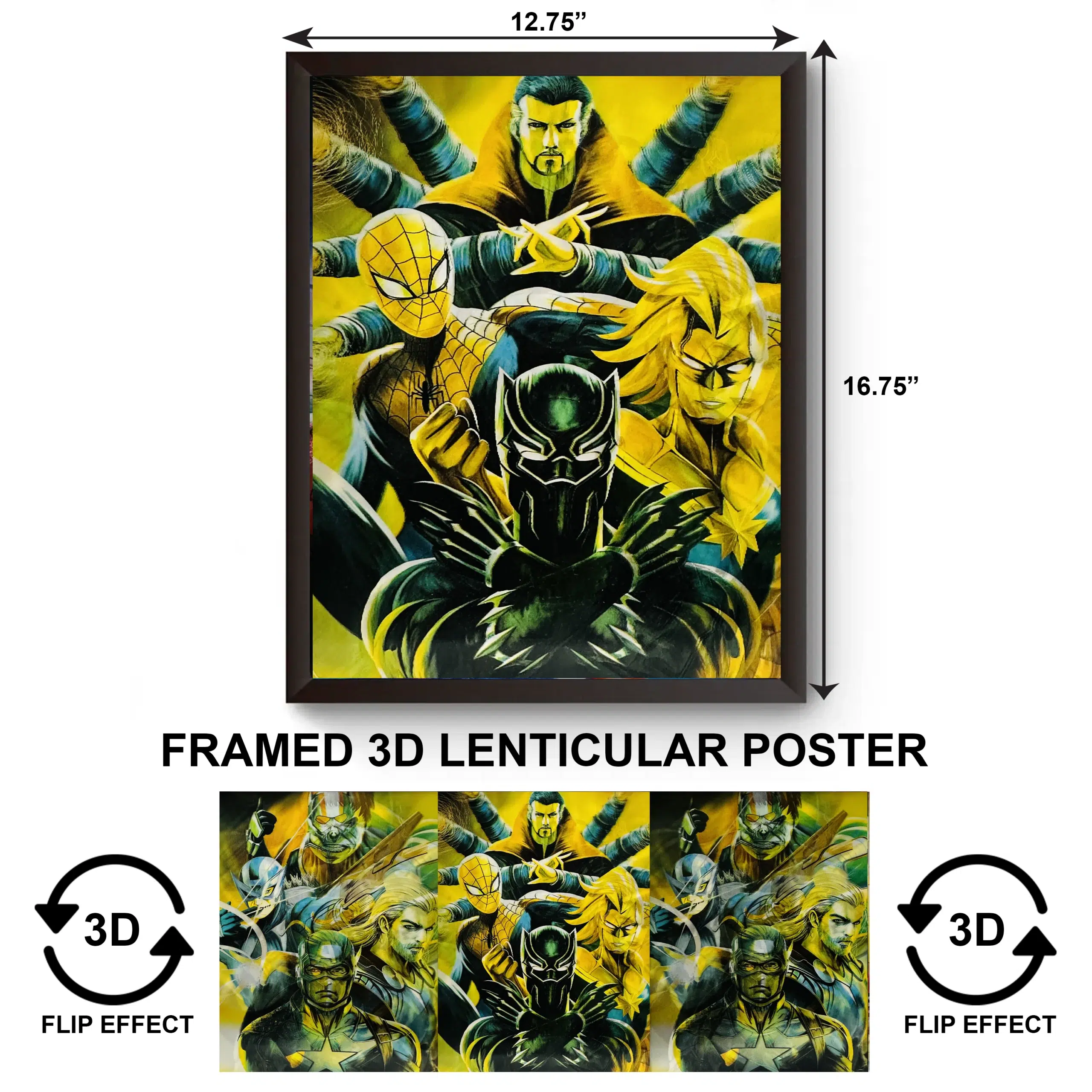 3DPWF-125 Movies – Avengers Framed Poster