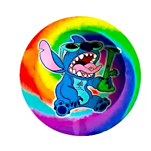 ASH063 Tin Ashtray 5.5″x5.5″ Stitch