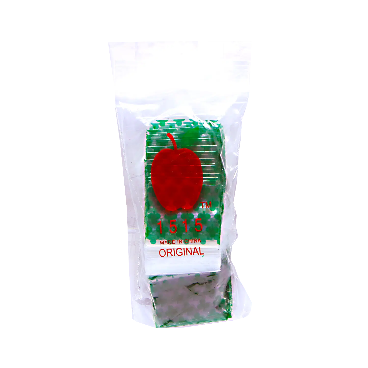 BAB-014 Apple Bag 15x15 (1000 Count) Clover Leaf - Image 3