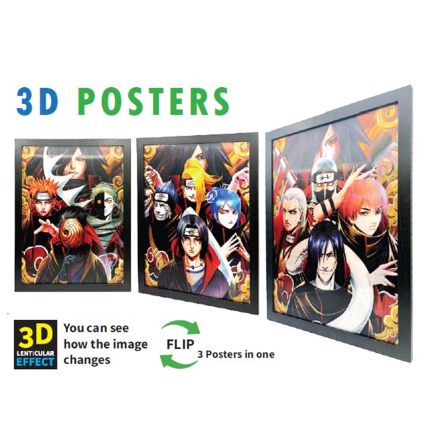 3DPWF-132 Anime - Demon Slayer Inosuke Framed Poster - Image 3