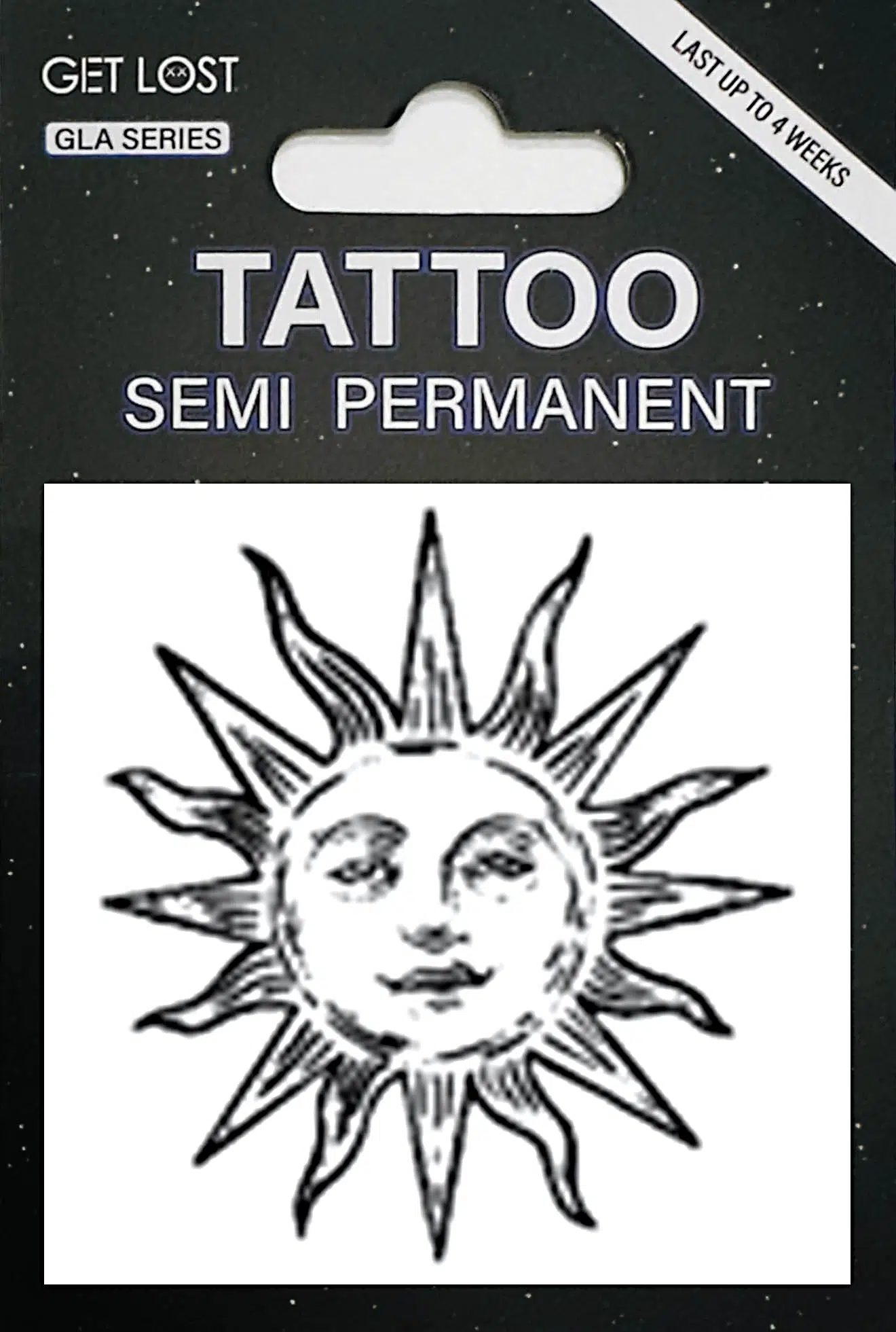 GLA-074 Semi Permanent Tattoo 2″x2″