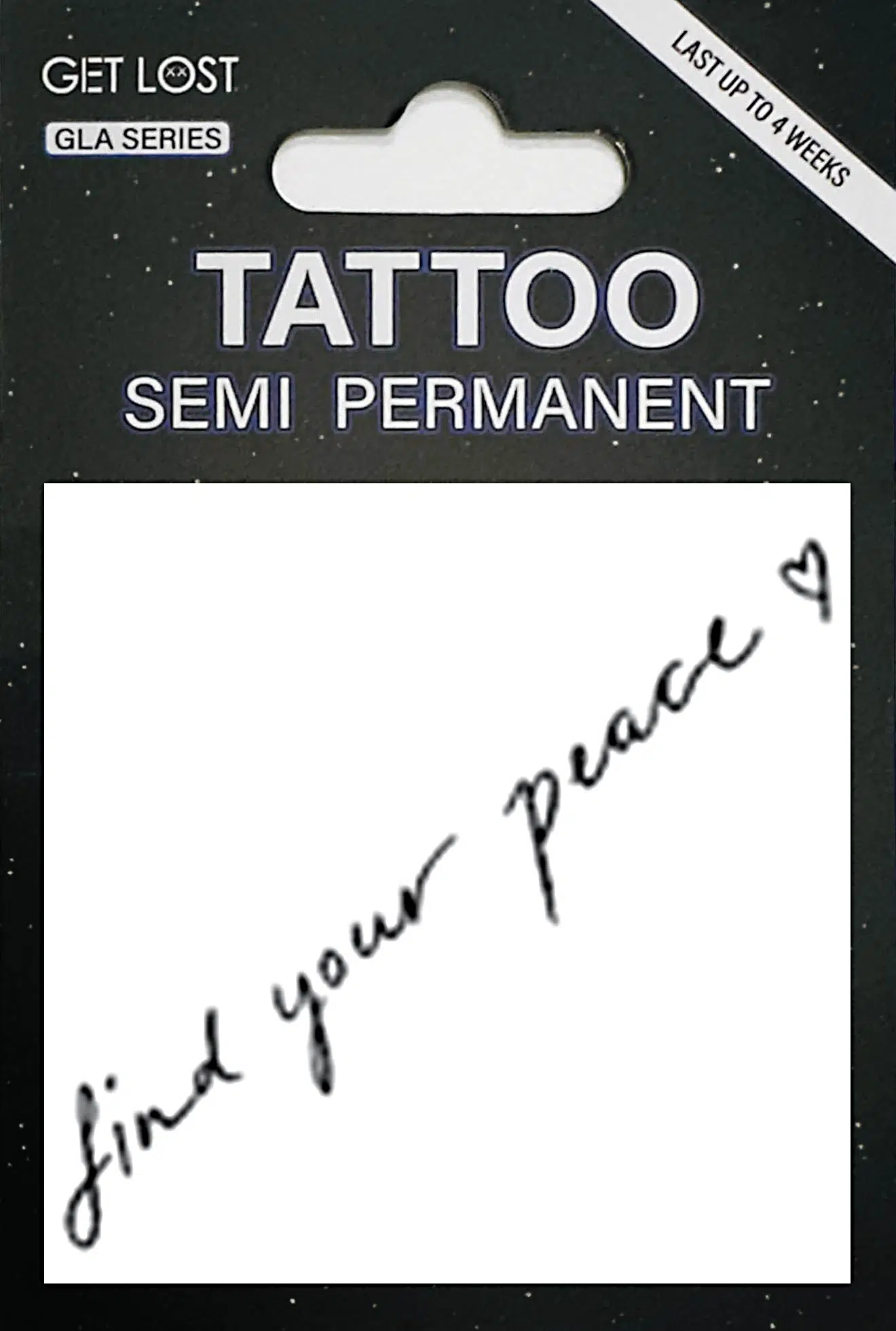 GLA-093 Semi Permanent Tattoo 2″x2″