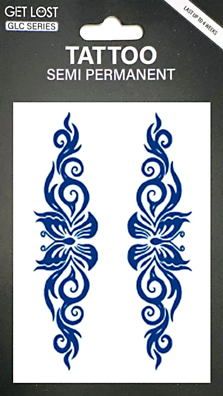 GLC-019 Semi Permanent Tattoo 3″x4.25″