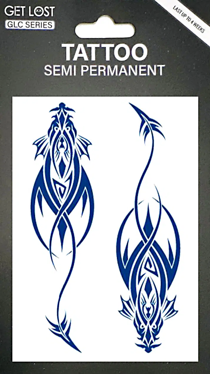 GLC-027 Semi Permanent Tattoo 3″x4.25″