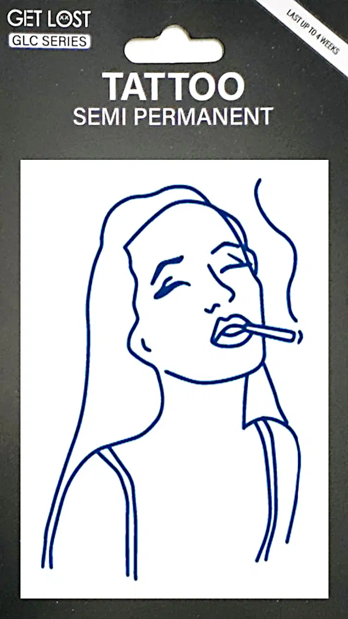 GLC-028 Semi Permanent Tattoo 3″x4.25″