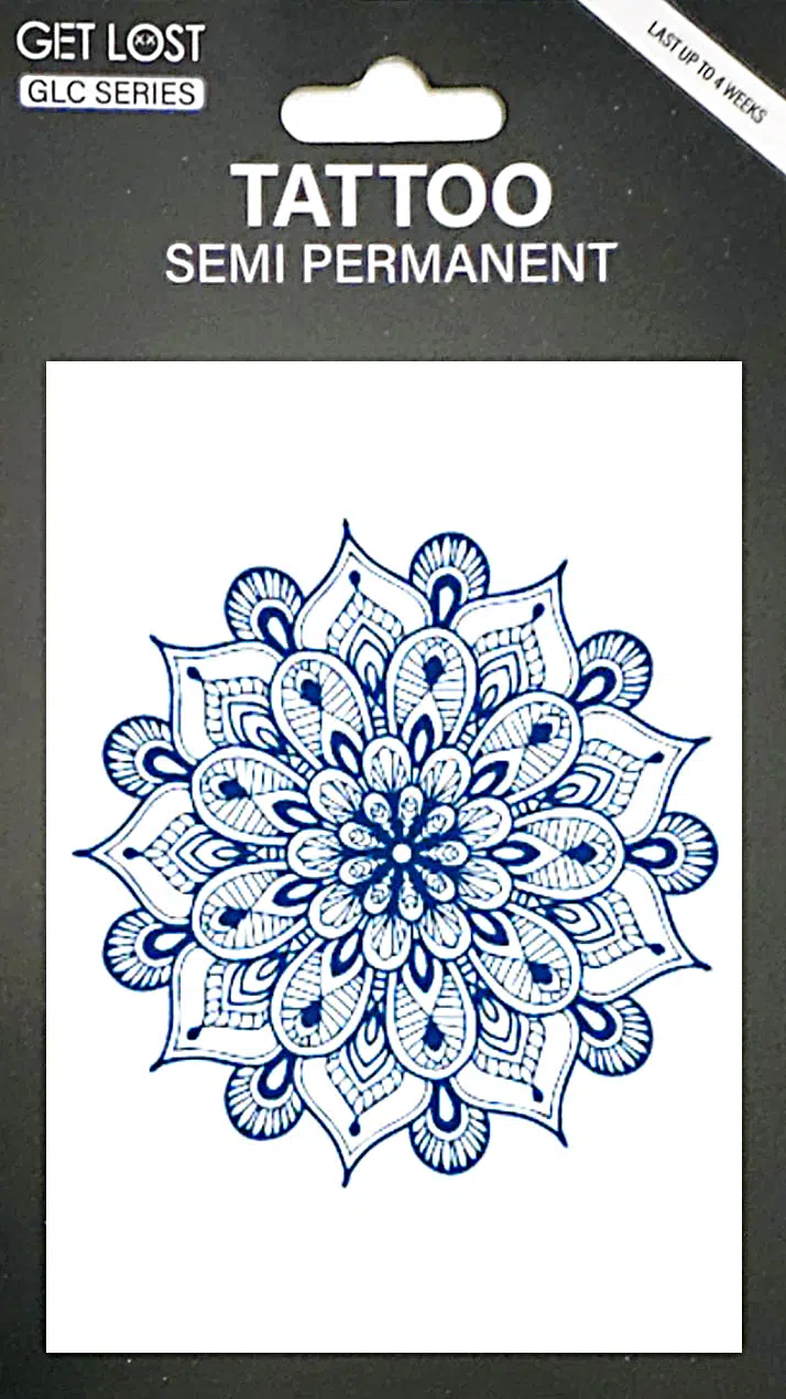 GLC-035 Semi Permanent Tattoo 3″x4.25″