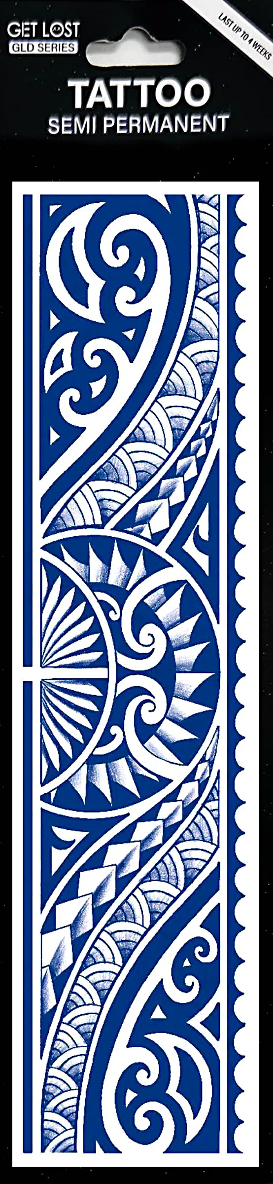 GLD-001 Semi Permanent Tattoo 2.75″x9.5″