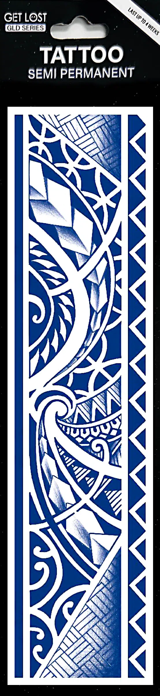 GLD-002 Semi Permanent Tattoo 2.75″x9.5″