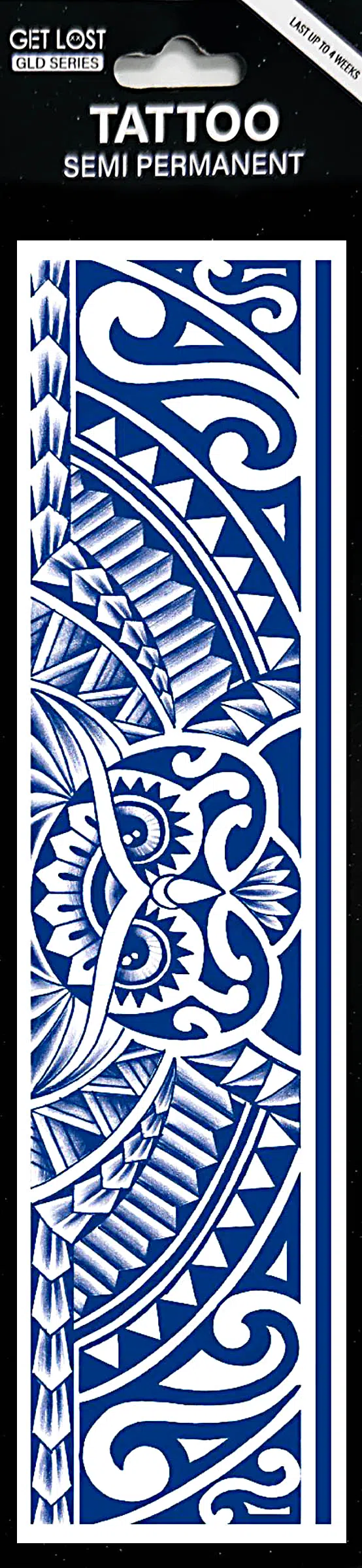 GLD-003 Semi Permanent Tattoo 2.75″x9.5″