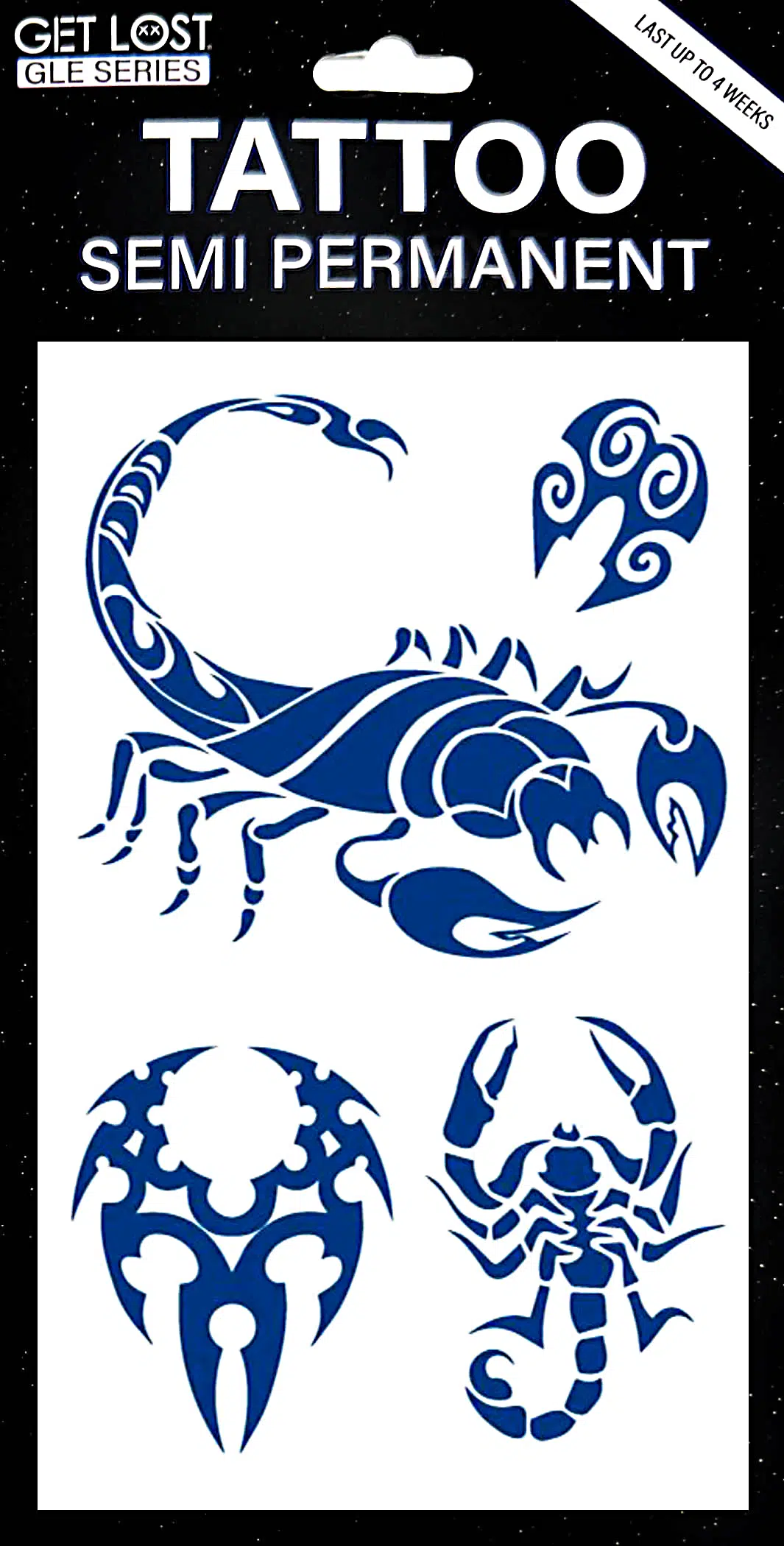 GLE-007 Semi Permanent Tattoo 4.25″x7″