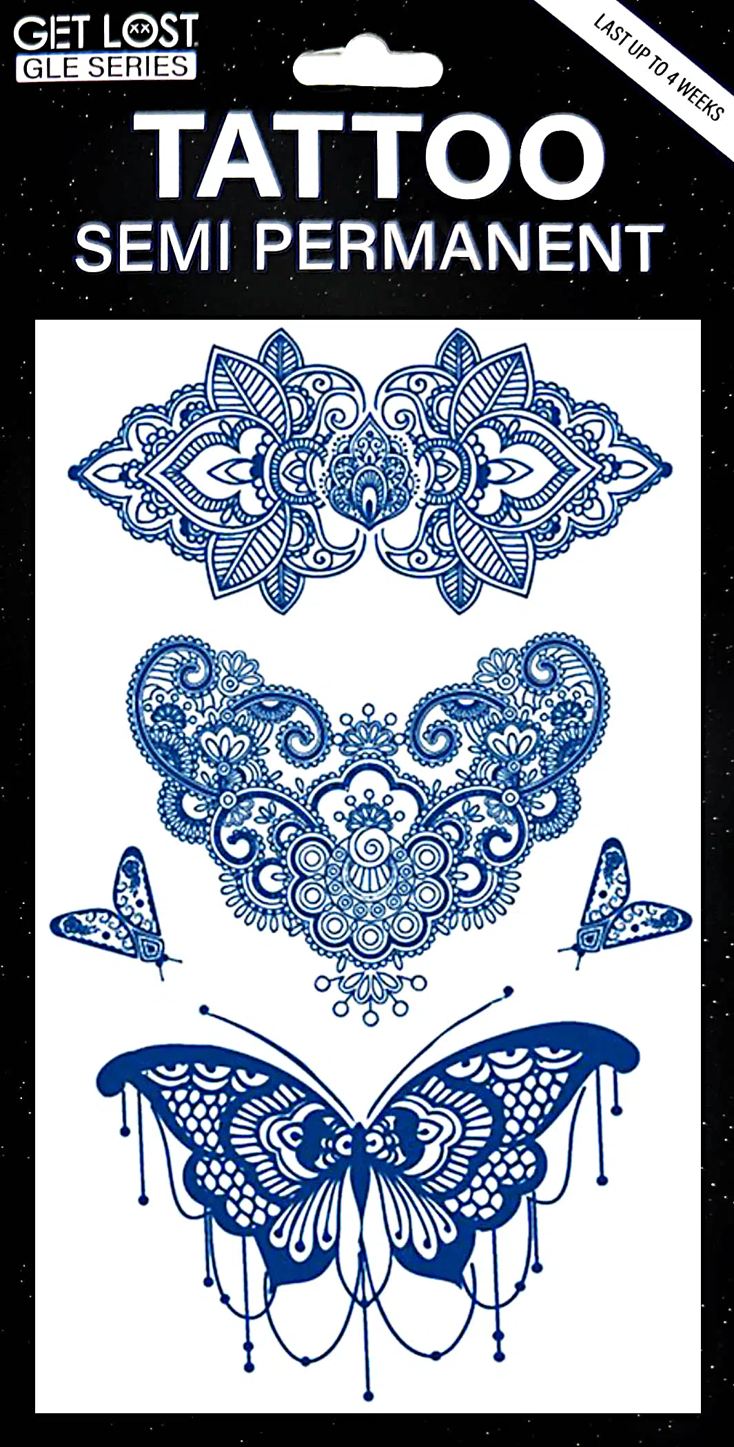 GLE-012 Semi Permanent Tattoo 4.25″x7″