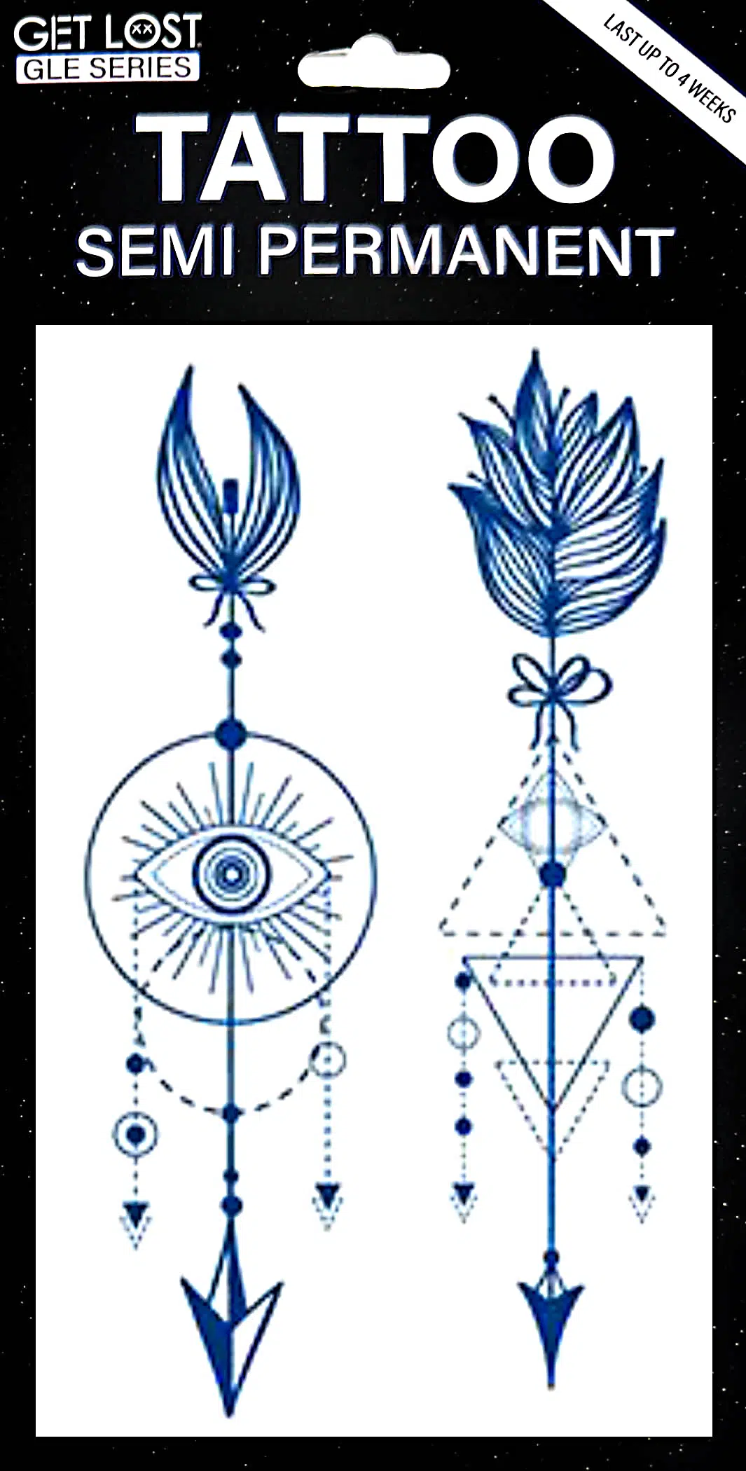 GLE-086 Semi Permanent Tattoo 4.25″x7″