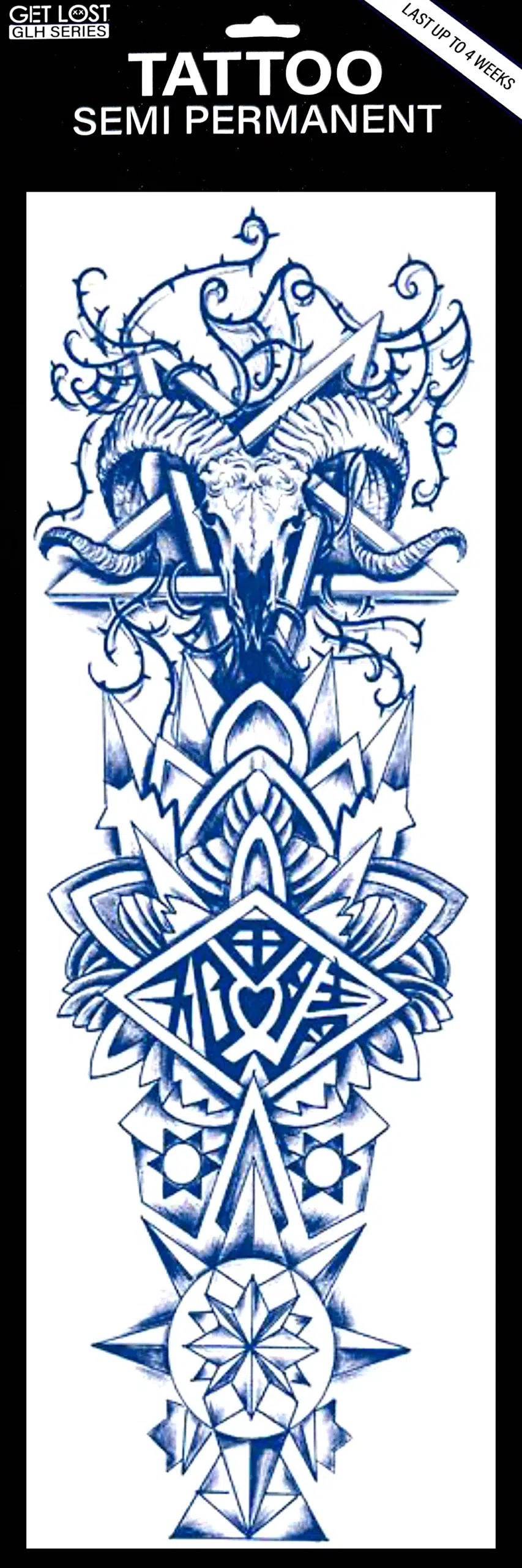 GLH-010 Semi Permanent Tattoo 6″x18.25″