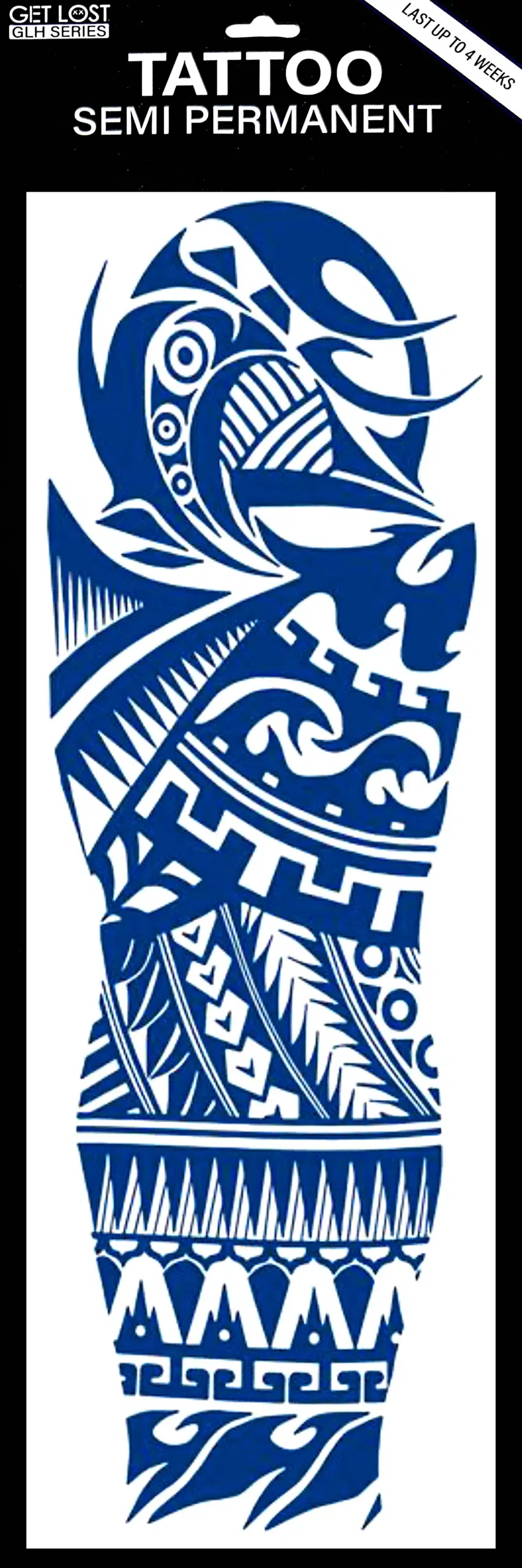 GLH-012 Semi Permanent Tattoo 6″x18.25″