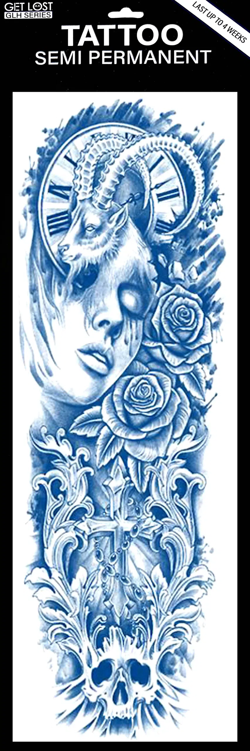 GLH-018 Semi Permanent Tattoo 6″x18.25″