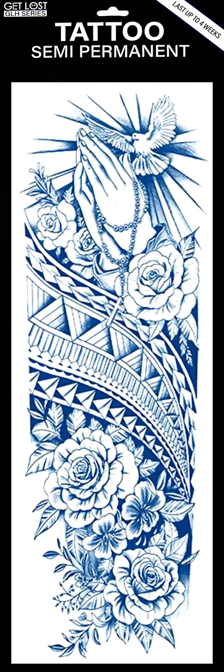 GLH-021 Semi Permanent Tattoo 6″x18.25″