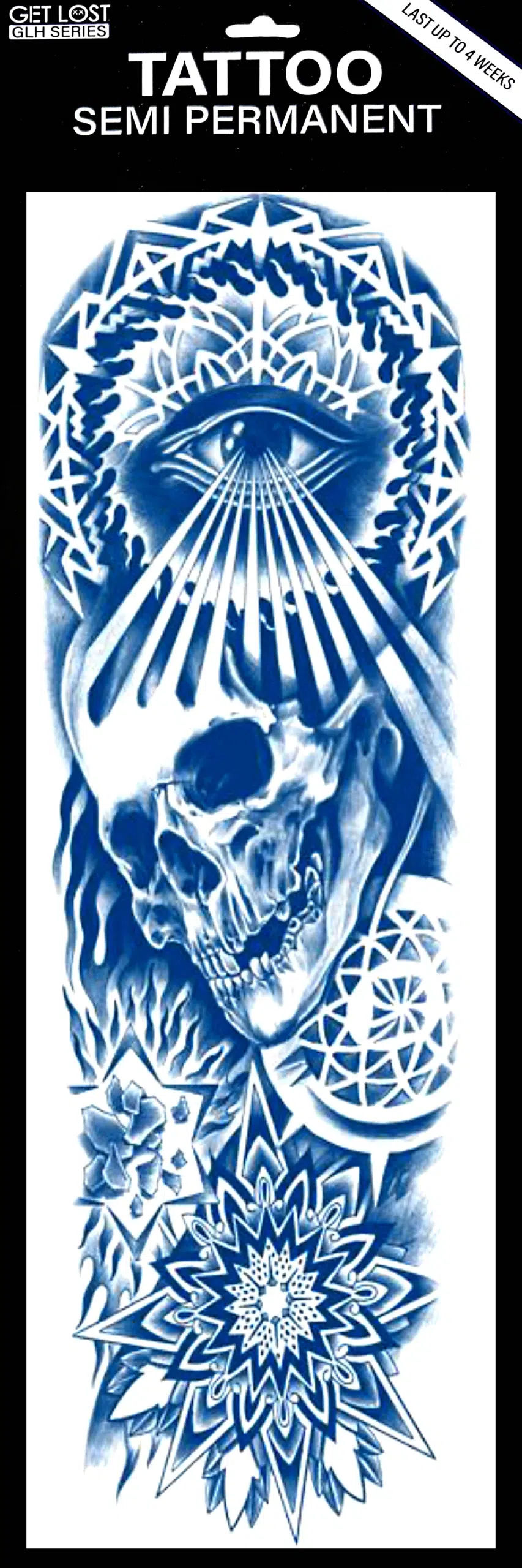 GLH-022 Semi Permanent Tattoo 6″x18.25″