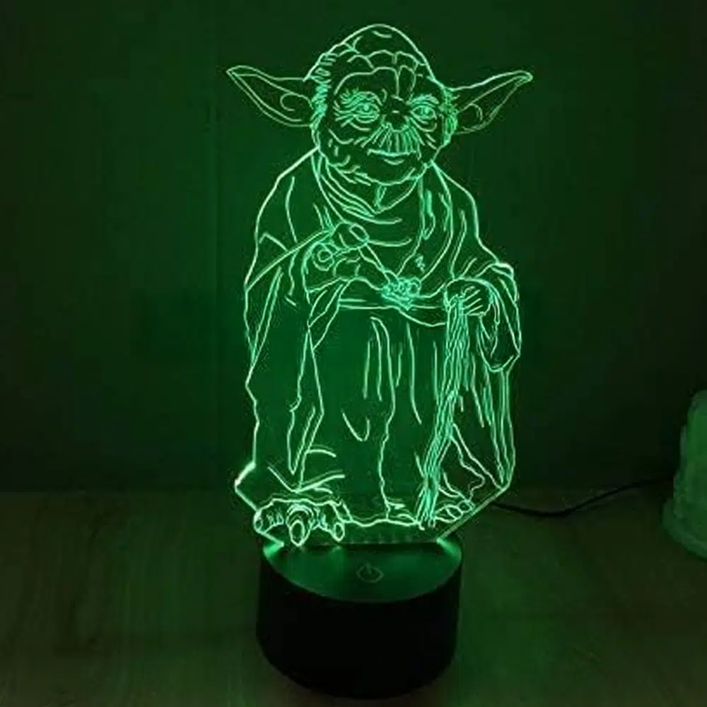 HNL-001 – Holographic LED Lamp – Yoda