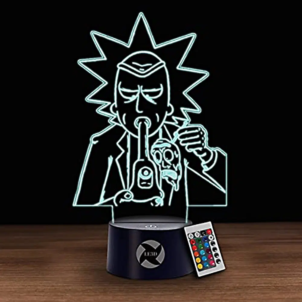 HNL-006 – Holographic LED Lamp – Rick & Morty
