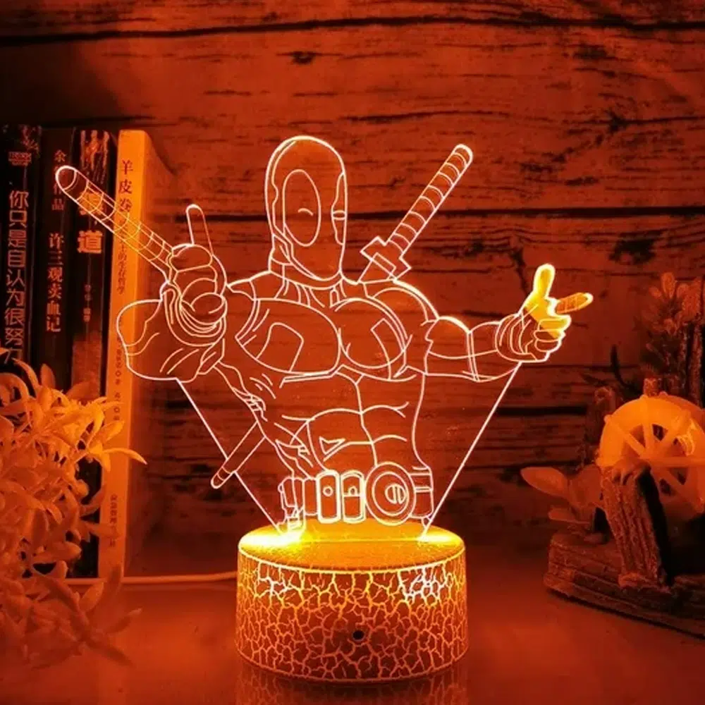 HNL-009 – Holographic LED Lamp – Dead Pool