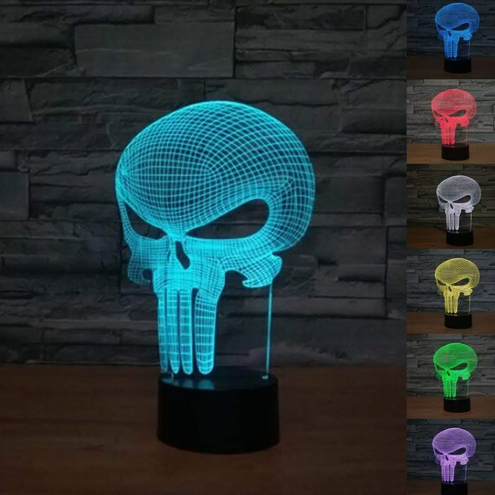 HNL-010- Holographic LED Lamp – The Punisher