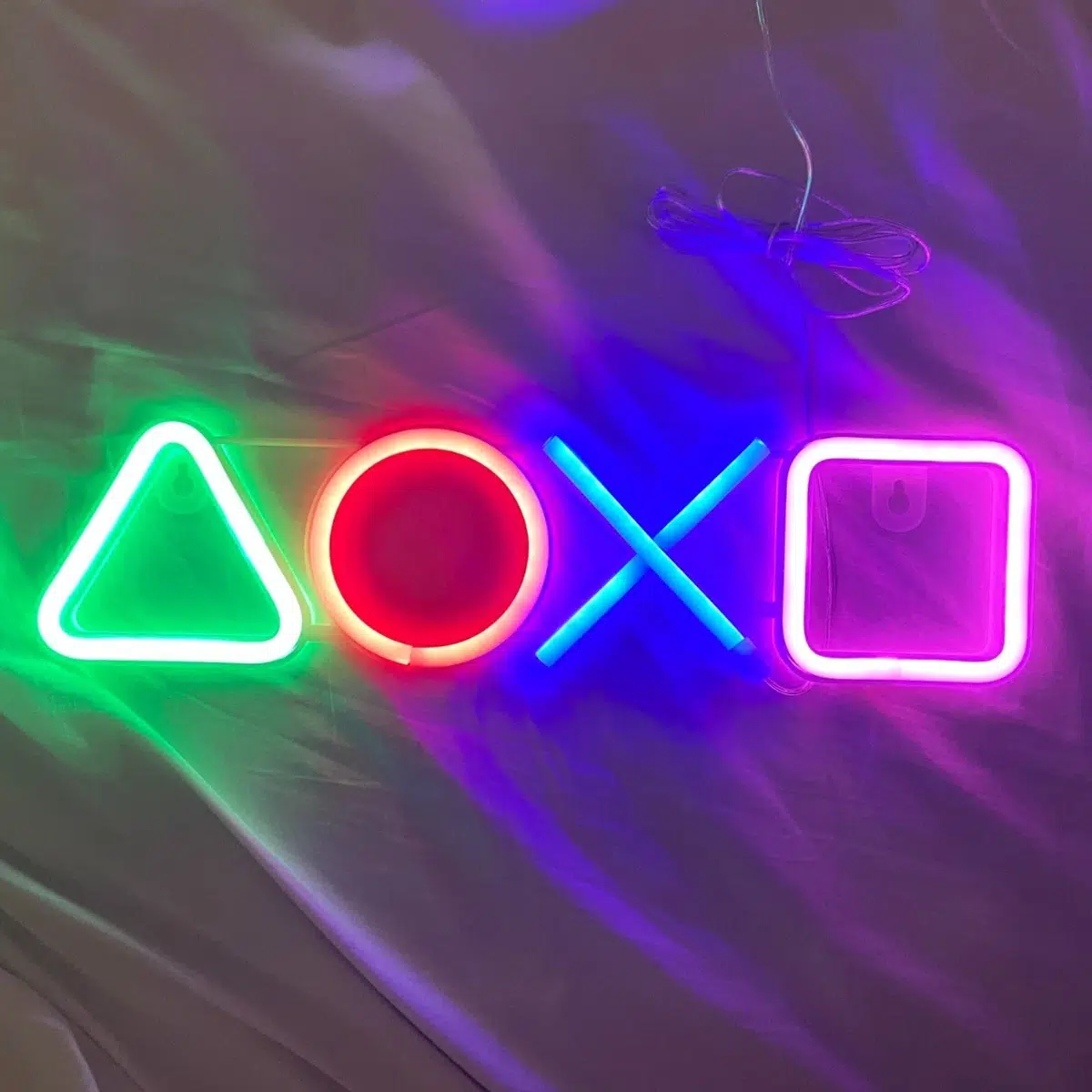 NHL-005 – Neon Hanging Light – Game Control Symbols