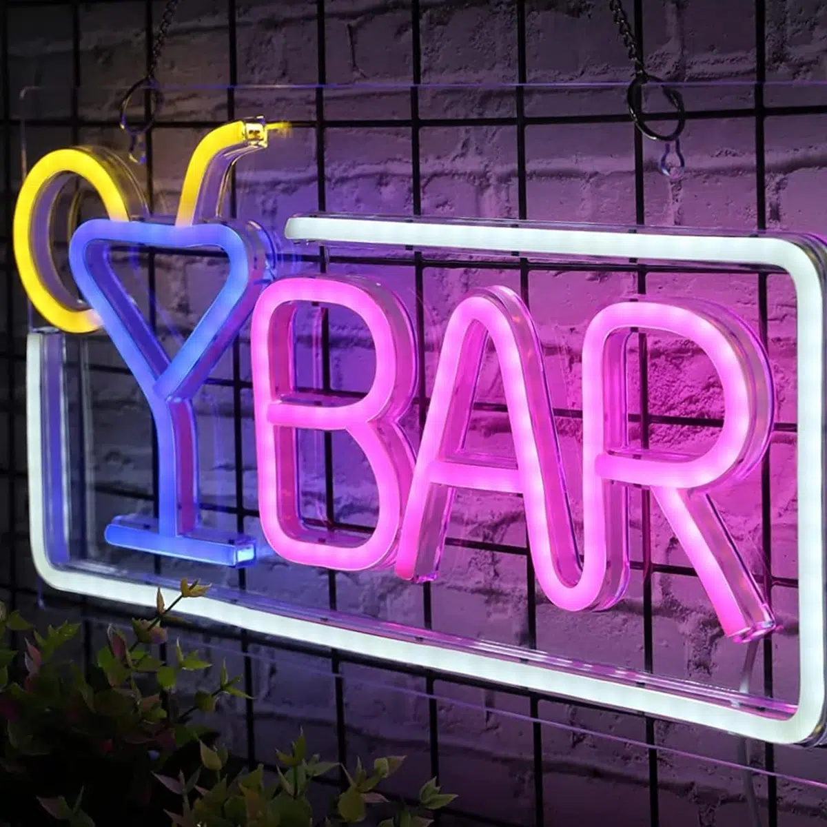 NHL-017 – Neon Hanging Light – Bar Sign