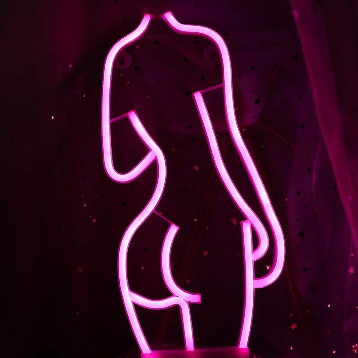 NHL-018 – Neon Hanging Light – Sexy Woman Silhouette