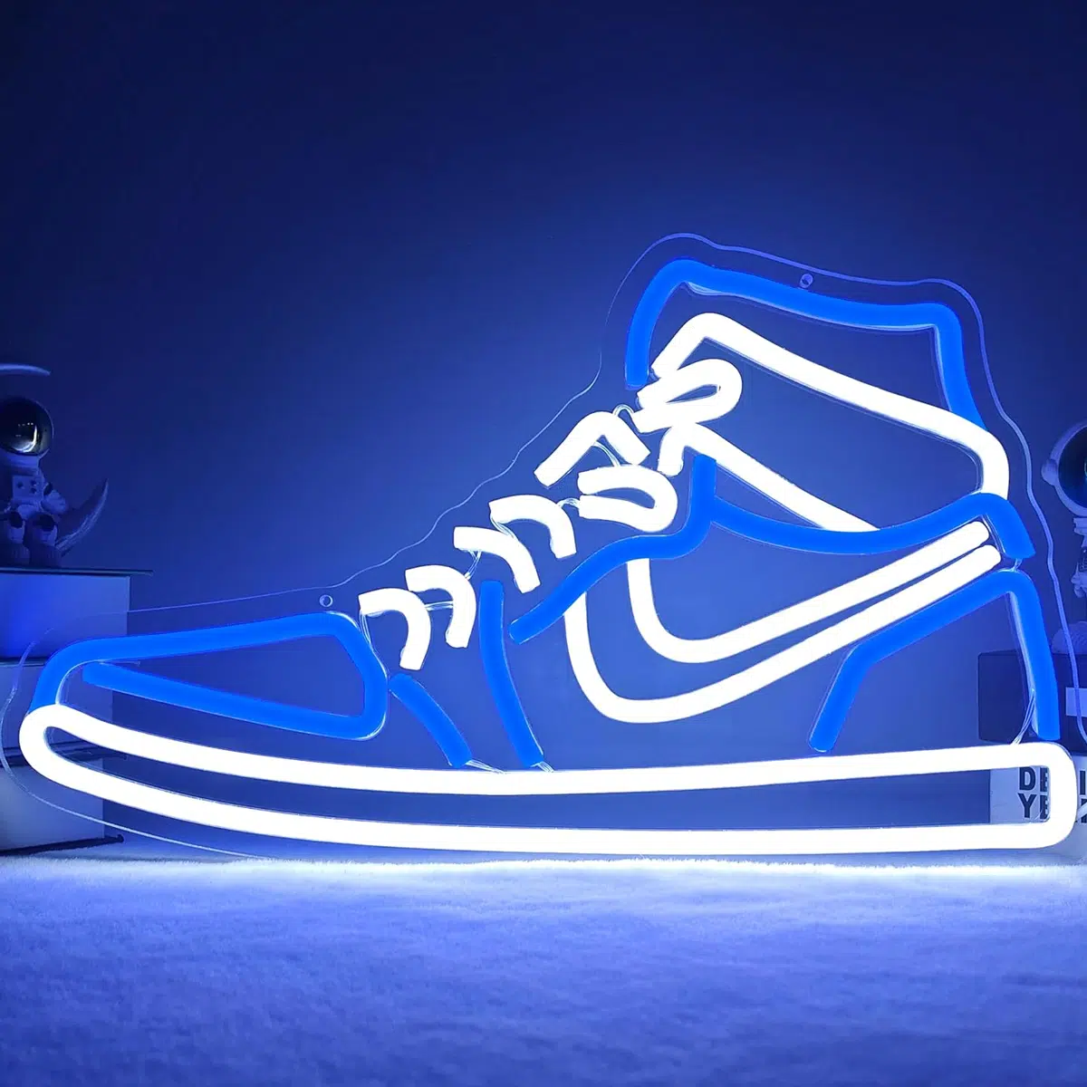 NHL-024 – Neon Hanging Light – Blue Shoe