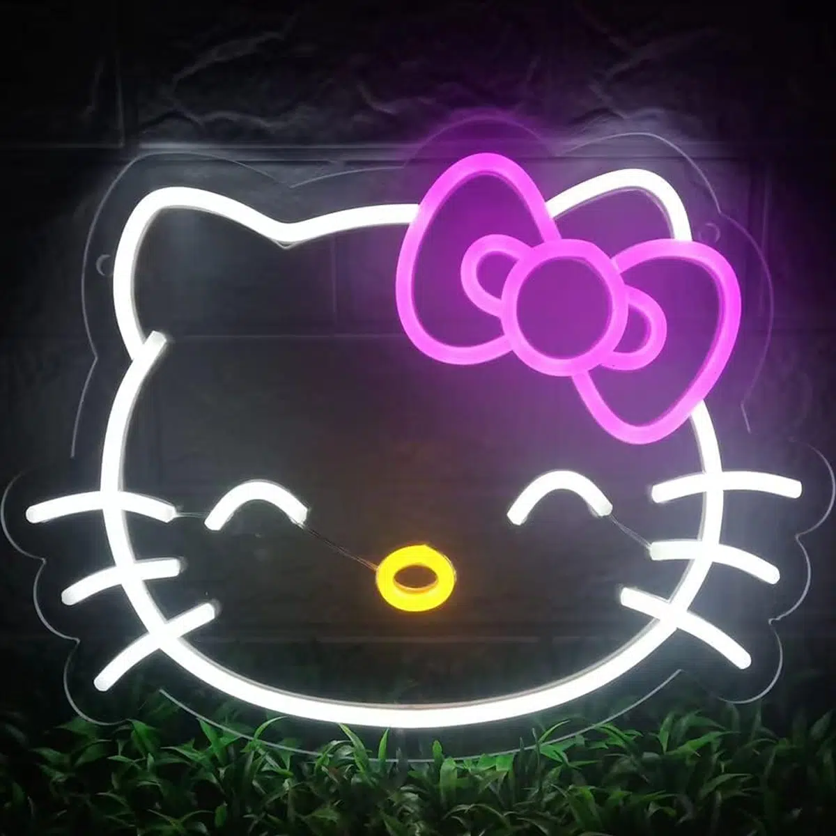 NHL-035 – Neon Hanging Light – Hello Kitty Face