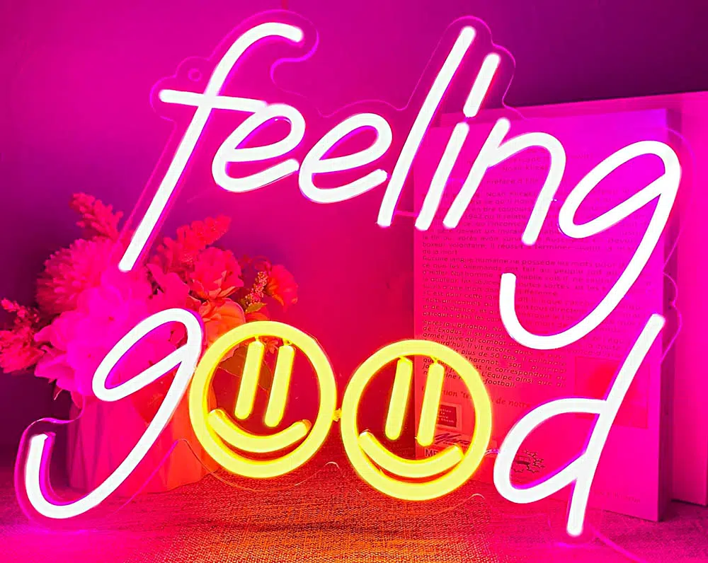 NHL-040 – Neon Hanging Light – Feeling Good Smily Neon