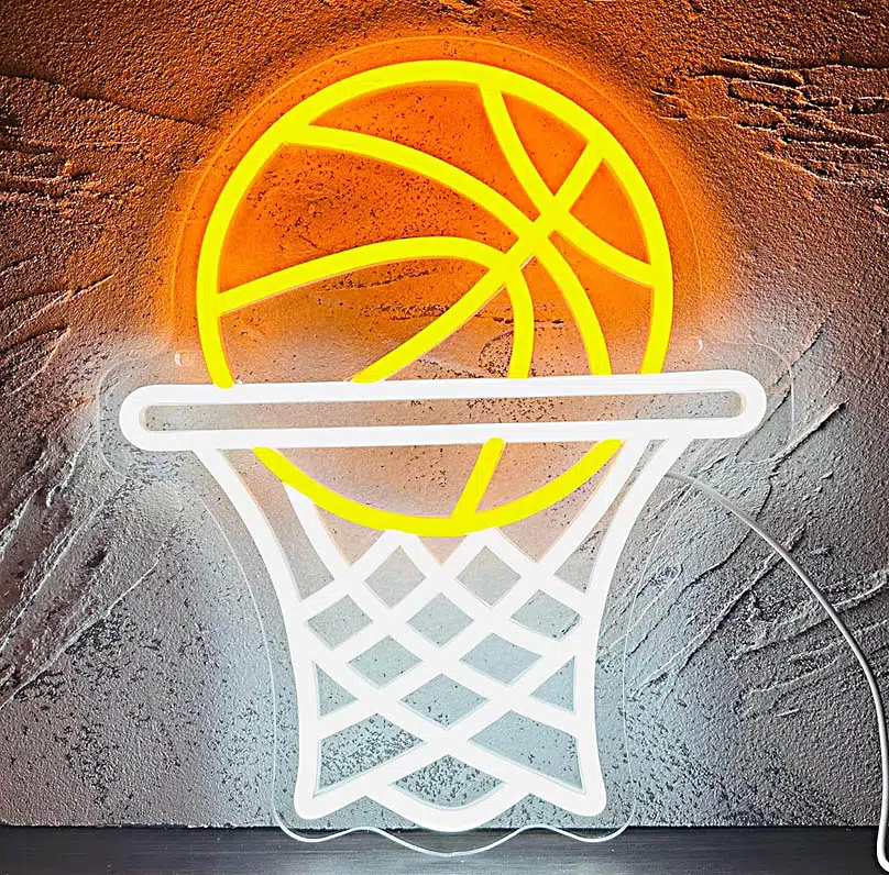 NHL-048 – Neon Hanging Light – Basketball Neon