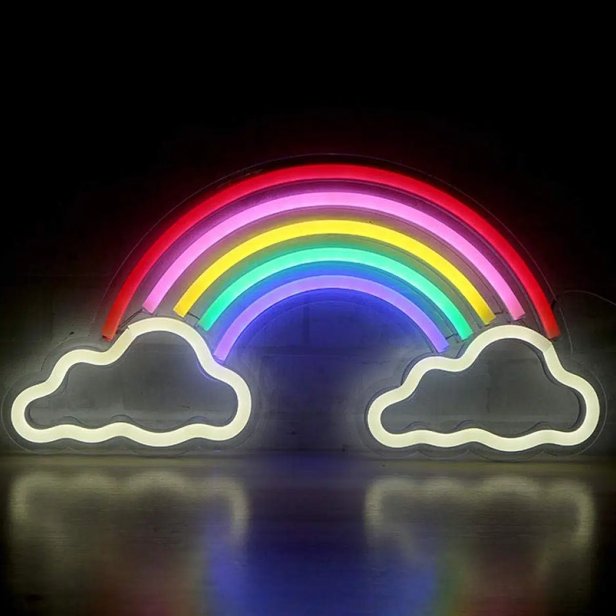 NHL-070 – Neon Hanging Light – Double Cloud Rainbow