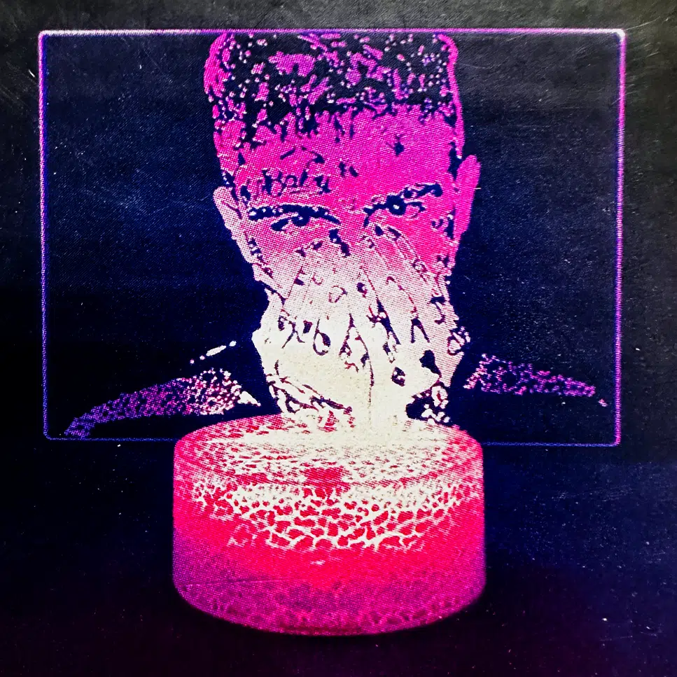 NSL-036 – LED Standing Light – Pink Man Face