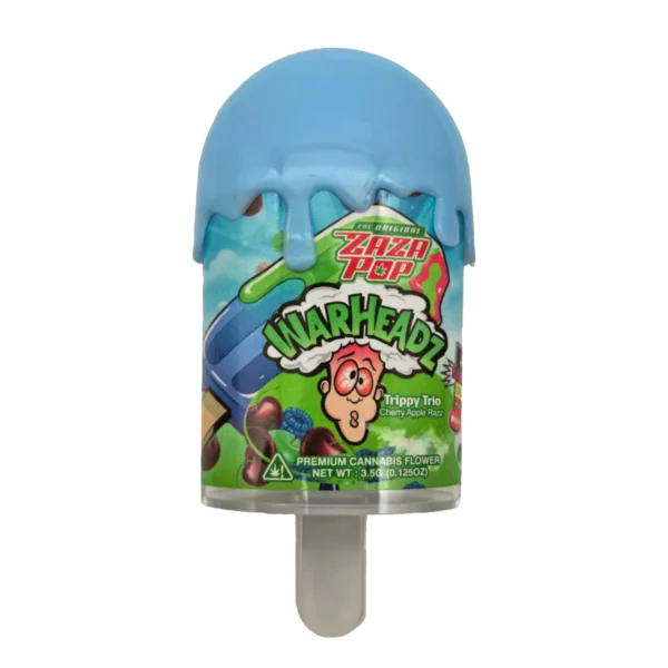 3.5g Popsicle Containers 3.5G - (12 Count) Zaza Pop WarHeadz PJ-35-001