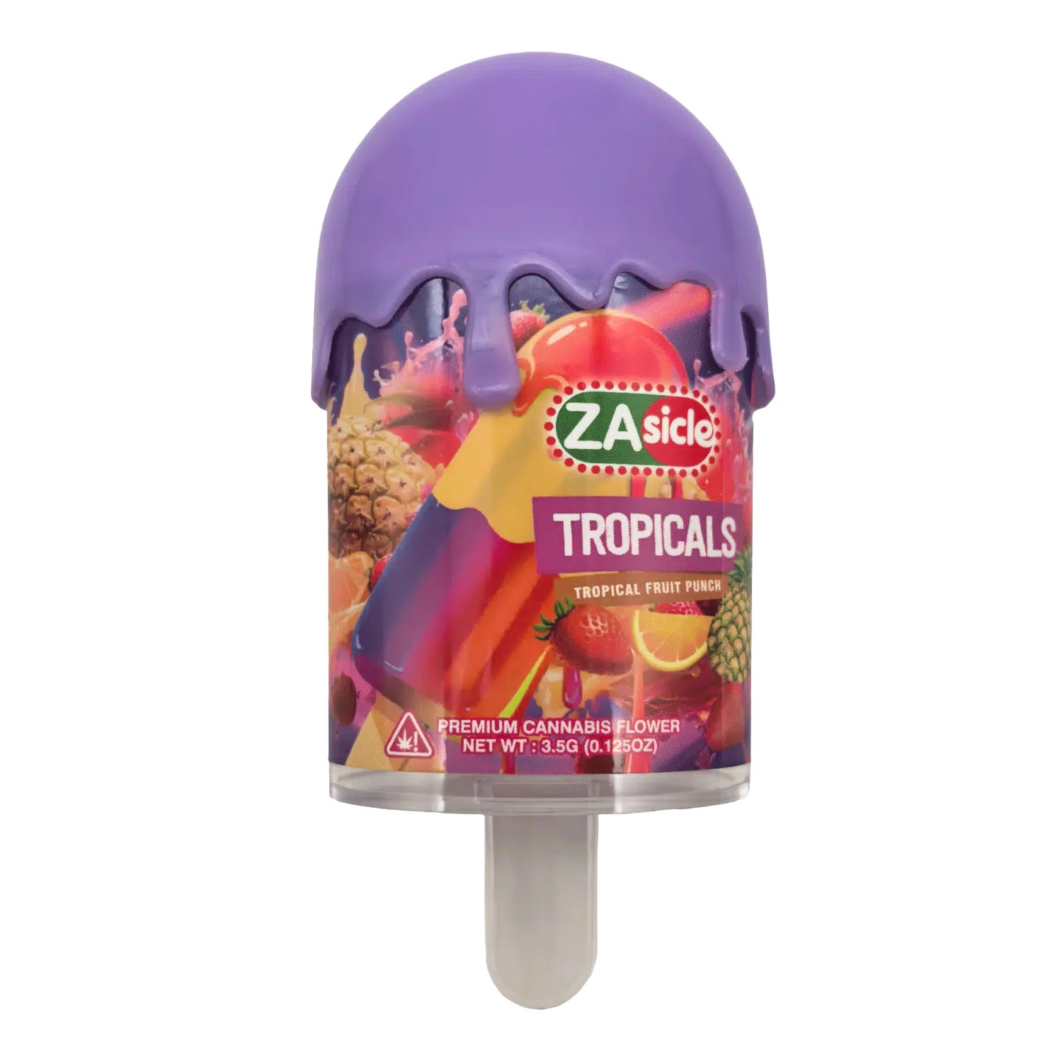 3.5g Popsicle Containers 3.5G – (12 Count) Zasicle Tropicals PJ-35-006