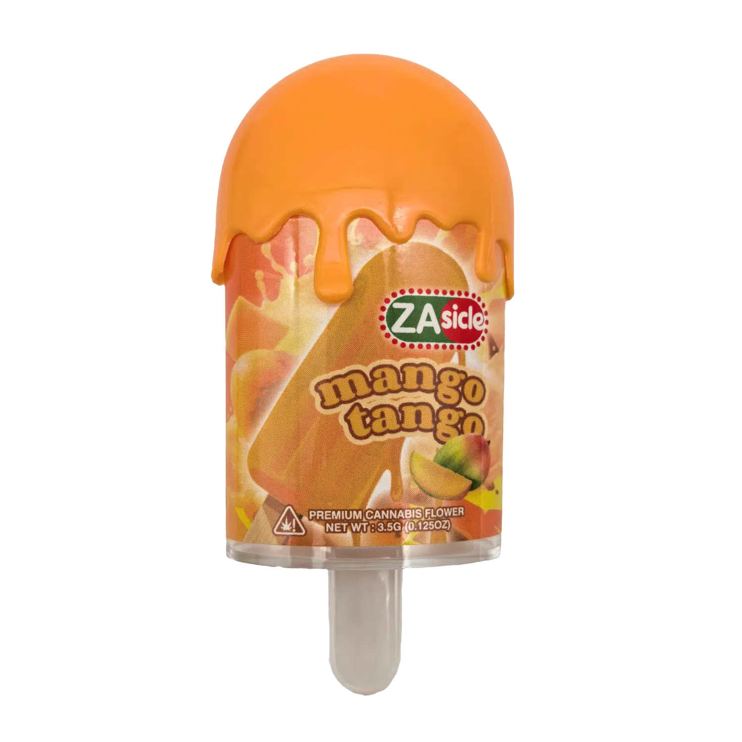 3.5g Popsicle Containers 3.5G – (12 Count) Zasicle Mango Tango PJ-35-007