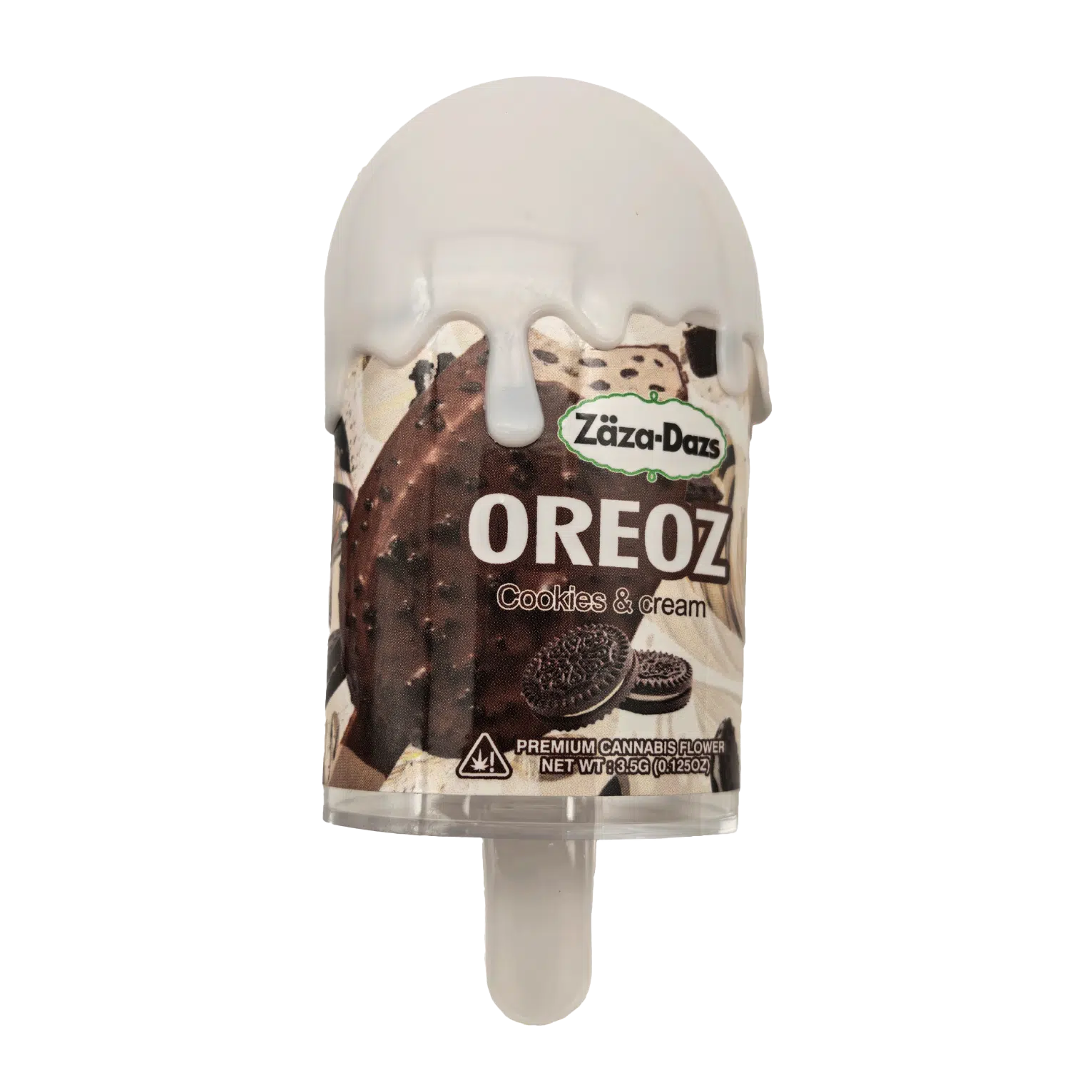3.5g Popsicle Containers 3.5G – (12 Count) Zaza Dazs Oreoz PJ-35-008