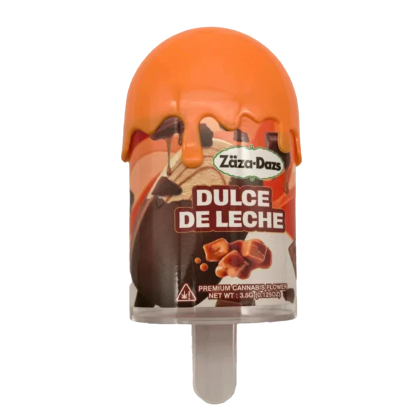 3.5g Popsicle Containers 3.5G - (12 Count) Zaza Dazs Dulce De Leche PJ-35-010