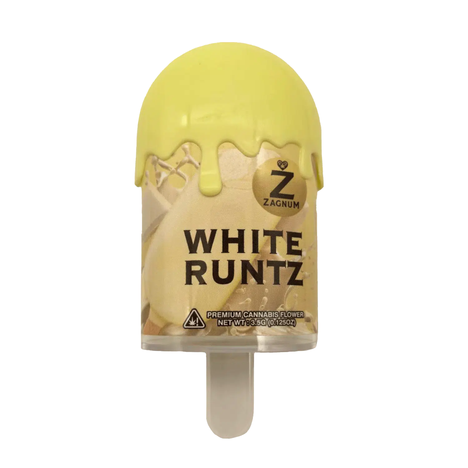 3.5g Popsicle Containers 3.5G – (12 Count) Zagnum White Runtz PJ-35-011