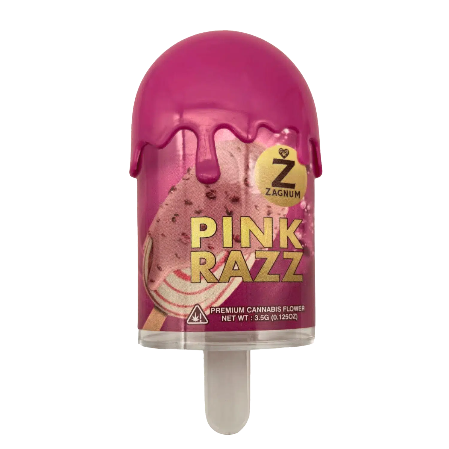 3.5g Popsicle Containers 3.5G – (12 Count) Zagnum Pink Razz PJ-35-012