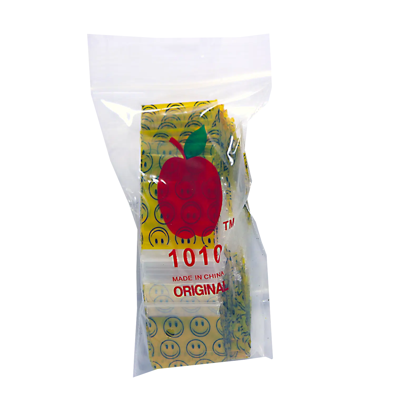 SAB-005 Apple Bag 10x10 (1000 Count) Smiley Face - Image 3